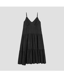 HALTER STRING SHIRRING MAXI DRESS (OP-6341)