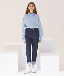 レッドバテックデニムパンツディープインディゴ