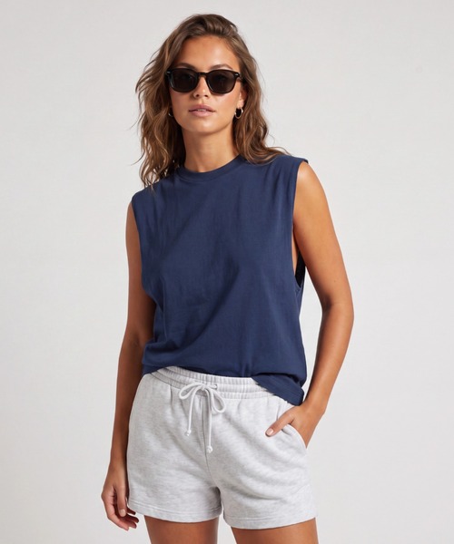 CAMBER(キャンバー)の「【T22】【CAMBER/キャンバー】CAMBER MAX WEIGHT SLEEVELESS TEE CAM301N(Tシャツ/カットソー・レディース・オレンジ/ブラック/ネイビー/マルーン・MEDIUM/SMALL)」の2枚目の写真