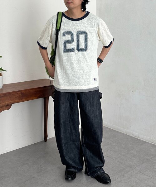 CPCM(シーピーシーエム)の「タンクセットシアースラブフットボールT(Tシャツ/カットソー・メンズ・ブラウン/ネイビー/オフホワイト/アイボリー・SMALL/MEDIUM/LARGE)」の18枚目の写真