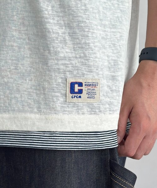 CPCM(シーピーシーエム)の「タンクセットシアースラブフットボールT(Tシャツ/カットソー・メンズ・ブラウン/ネイビー/オフホワイト/アイボリー・SMALL/MEDIUM/LARGE)」の21枚目の写真