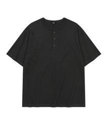 BASIC HENLYNECK SHORT SLEEVES (CHARCOAL)