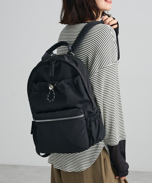 Green　Parks（グリーンパークス）の「【10ポケBag】収納アドバイザー監修リュック（バックパック/リュック・レディース・ブラック/グレー・FREE）」の2枚目の写真