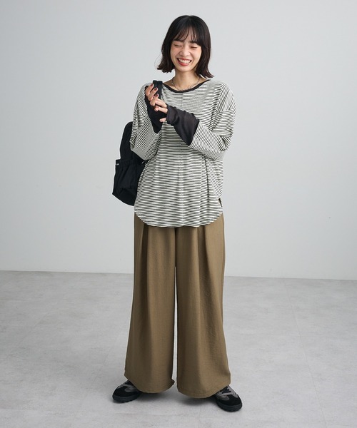 Green　Parks（グリーンパークス）の「【10ポケBag】収納アドバイザー監修リュック（バックパック/リュック・レディース・ブラック/グレー・FREE）」の7枚目の写真