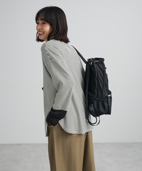Green　Parks（グリーンパークス）の「【10ポケBag】収納アドバイザー監修リュック（バックパック/リュック・レディース・ブラック/グレー・FREE）」の9枚目の写真
