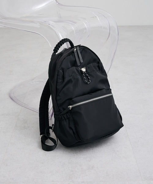 Green　Parks（グリーンパークス）の「【10ポケBag】収納アドバイザー監修リュック（バックパック/リュック・レディース・ブラック/グレー・FREE）」の14枚目の写真