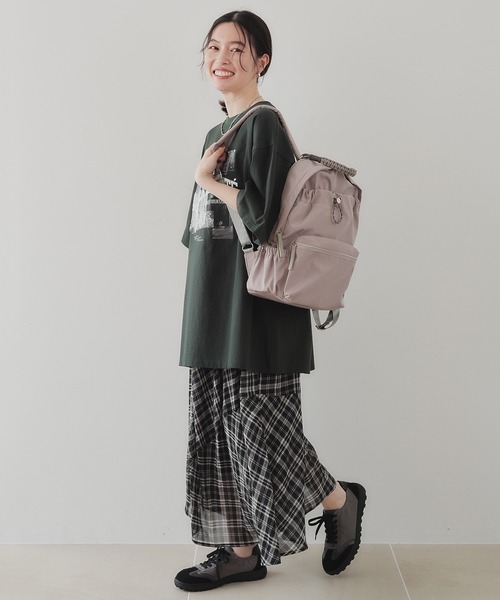 Green　Parks（グリーンパークス）の「【10ポケBag】収納アドバイザー監修リュック（バックパック/リュック・レディース・ブラック/グレー・FREE）」の5枚目の写真