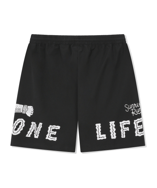 VOLCOM（ボルコム）の「[ボルコムxワンライフ] ユーティリティミッドショーツ(ブラック)（その他パンツ・レディース・その他・LARGE/MEDIUM/SMALL/X-LARGE）」の2枚目の写真