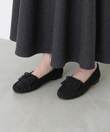 Launa lea（ラウナレア）の「【26秋冬】フリンジモカシンローファー(0635)（モカシン/デッキシューズ）」