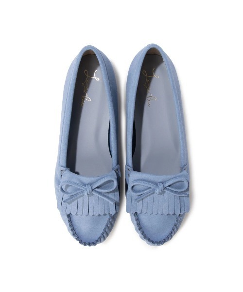 Launa lea(ラウナレア)の「【26秋冬】フリンジモカシンローファー(0635)(モカシン/デッキシューズ・レディース・ブルー系その他/グレー系その他/キャメル/ブラック系その他・23.0cm/22.0cm/23.5cm/22.5cm/24.0cm/24.5cm/25.0cm)」の7枚目の写真