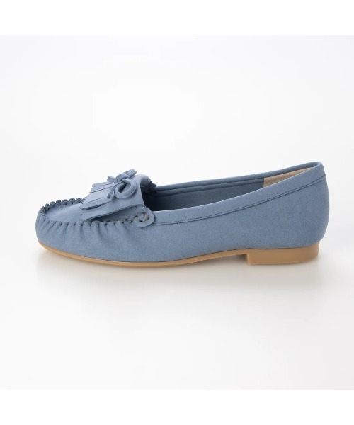 Launa lea(ラウナレア)の「【26秋冬】フリンジモカシンローファー(0635)(モカシン/デッキシューズ・レディース・ブルー系その他/グレー系その他/キャメル/ブラック系その他・23.0cm/22.0cm/23.5cm/22.5cm/24.0cm/24.5cm/25.0cm)」の9枚目の写真