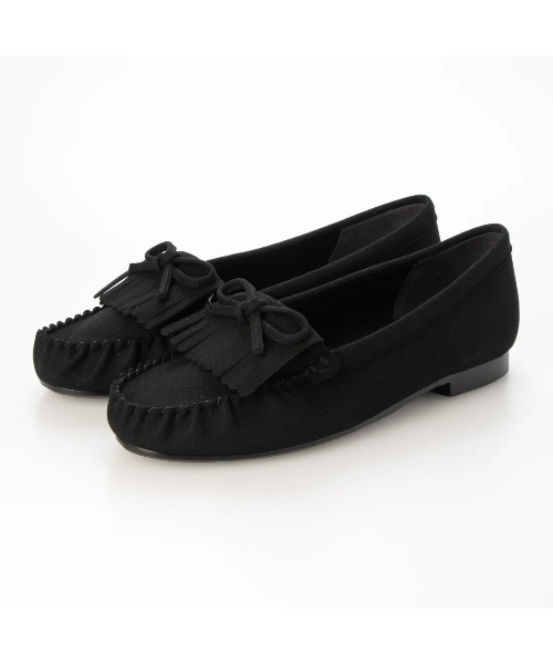 Launa lea(ラウナレア)の「【26秋冬】フリンジモカシンローファー(0635)(モカシン/デッキシューズ・レディース・ブルー系その他/グレー系その他/キャメル/ブラック系その他・23.0cm/22.0cm/23.5cm/22.5cm/24.0cm/24.5cm/25.0cm)」の13枚目の写真