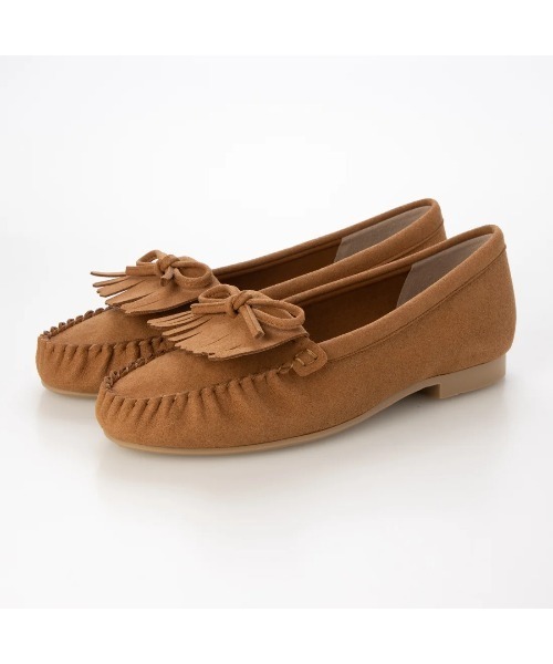 Launa lea(ラウナレア)の「【26秋冬】フリンジモカシンローファー(0635)(モカシン/デッキシューズ・レディース・ブルー系その他/グレー系その他/キャメル/ブラック系その他・23.0cm/22.0cm/23.5cm/22.5cm/24.0cm/24.5cm/25.0cm)」の19枚目の写真