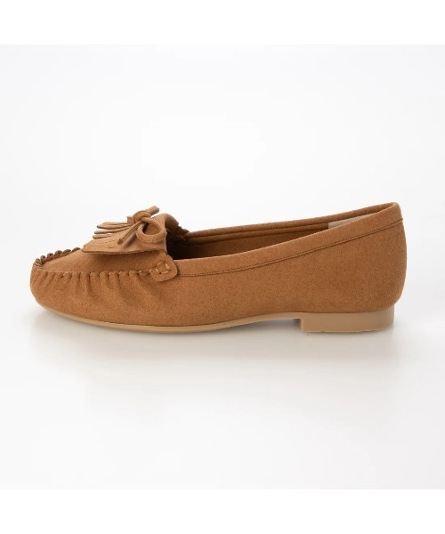 Launa lea(ラウナレア)の「【26秋冬】フリンジモカシンローファー(0635)(モカシン/デッキシューズ・レディース・ブルー系その他/グレー系その他/キャメル/ブラック系その他・23.0cm/22.0cm/23.5cm/22.5cm/24.0cm/24.5cm/25.0cm)」の20枚目の写真