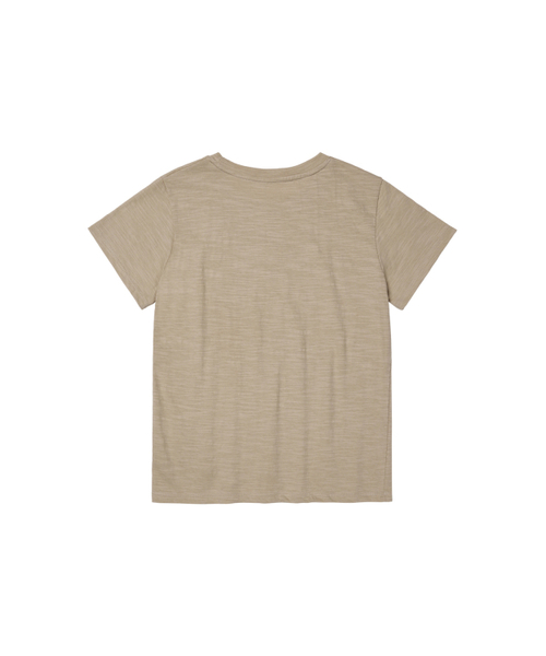 DEINET(ダイニット)の「DEINET ESSENTIAL SLUB T-SHIRTS IN BEIGE(Tシャツ/カットソー・レディース・その他・FREE)」の3枚目の写真