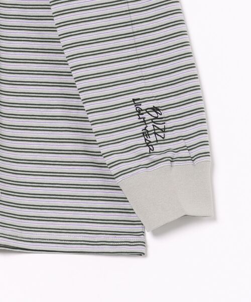 LOWRYS FARM(ローリーズファーム)の「LFM(U) /TOY STORY(トイ・ストーリー)/ボーダーTEEロングスリーブ 782975(Tシャツ/カットソー・メンズ・グレー/ブラウン・LARGE/MEDIUM)」の17枚目の写真
