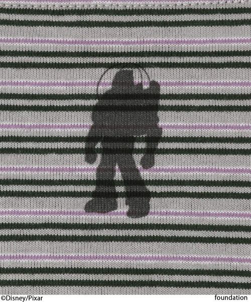 LOWRYS FARM(ローリーズファーム)の「LFM(U) /TOY STORY(トイ・ストーリー)/ボーダーTEEロングスリーブ 782975(Tシャツ/カットソー・メンズ・グレー/ブラウン・LARGE/MEDIUM)」の10枚目の写真
