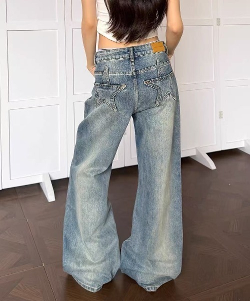 Achic(アシック)の「バックスターダメージ加工デニムパンツ(デニムパンツ・レディース・ブルー・M/L/S)」の12枚目の写真