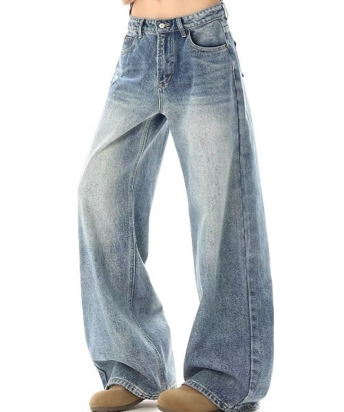 Achic(アシック)の「バックスターダメージ加工デニムパンツ(デニムパンツ・レディース・ブルー・M/L/S)」の22枚目の写真