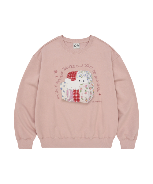 LMR(エルエムアール)の「コジシャニョン アートワーク スウェット PINK(スウェット・レディース・PINK・SMALL/MEDIUM/LARGE)」の2枚目の写真