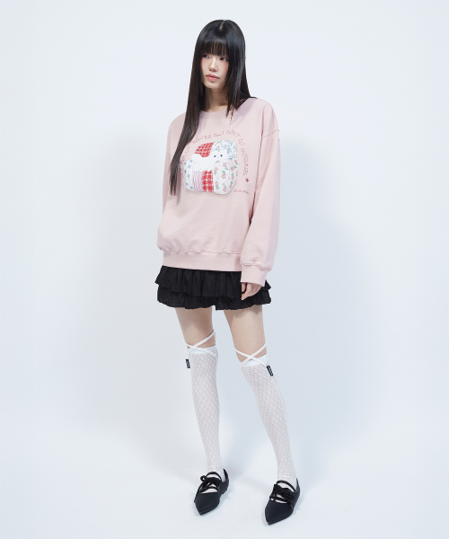LMR(エルエムアール)の「コジシャニョン アートワーク スウェット PINK(スウェット・レディース・PINK・SMALL/MEDIUM/LARGE)」の10枚目の写真