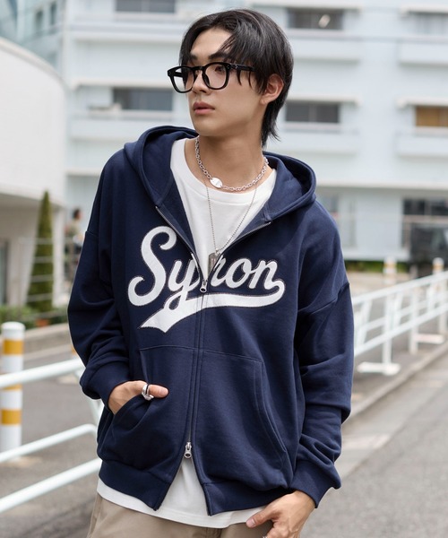 WEGO(ウィゴー)の「WEGO/【26年秋冬新作】グラフィックBIG ZIPパーカー(パーカー・メンズ・杢グレー/グリーン系その他/ブラック/ネイビー・LARGE/MEDIUM/SMALL)」の13枚目の写真