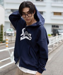 WEGO/【26年秋冬新作】グラフィックBIG ZIPパーカー
