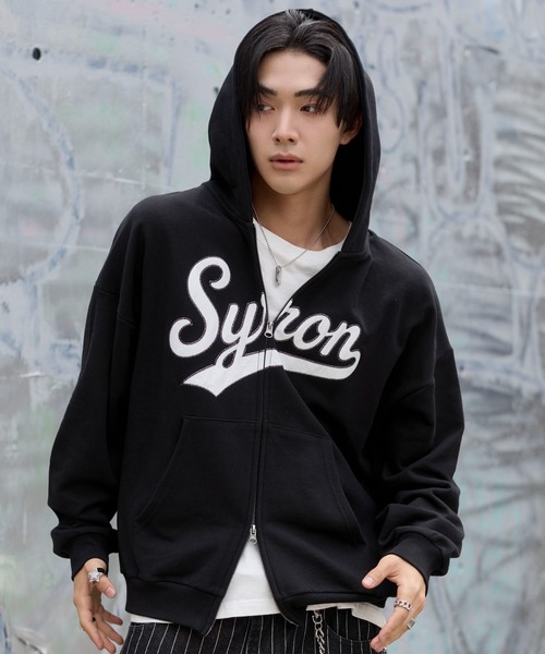 WEGO(ウィゴー)の「WEGO/【26年秋冬新作】グラフィックBIG ZIPパーカー(パーカー・メンズ・杢グレー/グリーン系その他/ブラック/ネイビー・LARGE/MEDIUM/SMALL)」の1枚目の写真