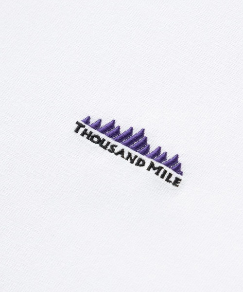 THOUSAND MILE（サウザンドマイル）の「THOUSAND MILE/サウザンドマイル SHORT SLEEVE T-SHIRT & SHORT PANTS SET ショートスリーブTシャツ＆ショートパンツ セット 2026年 夏 夏服（セットアップ・メンズ・ホワイト×ブラック・XS/L）」の2枚目の写真