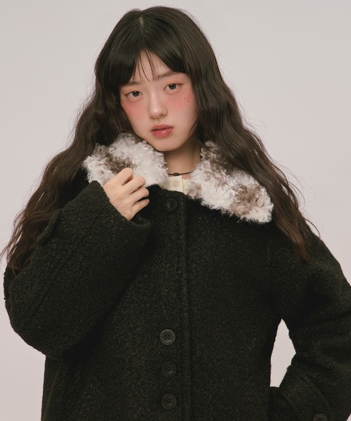 callautia ゴールドボタンミドルコート nugu zara chico カテゴリー