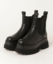 厚底 サイドゴア ブーツ