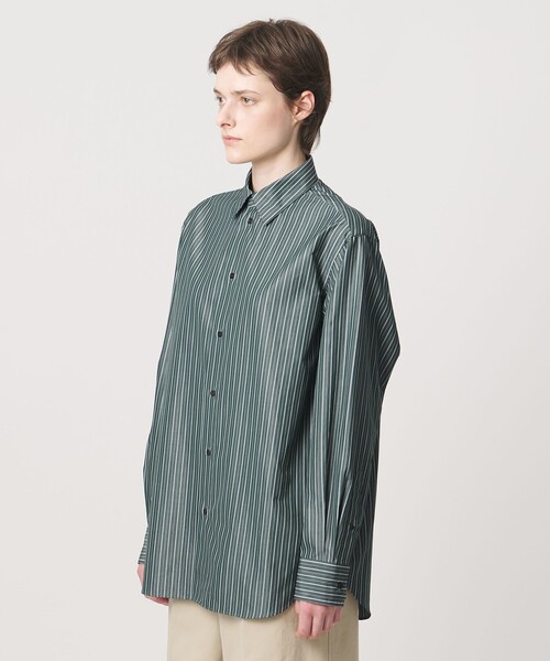 LOEFF(ロエフ)の「<LOEFF>ストライプ レギュラーカラー シャツ(シャツ/ブラウス・レディース・ケリーグリーン・1/0)」の17枚目の写真