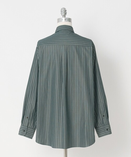 LOEFF(ロエフ)の「<LOEFF>ストライプ レギュラーカラー シャツ(シャツ/ブラウス・レディース・ケリーグリーン・1/0)」の5枚目の写真