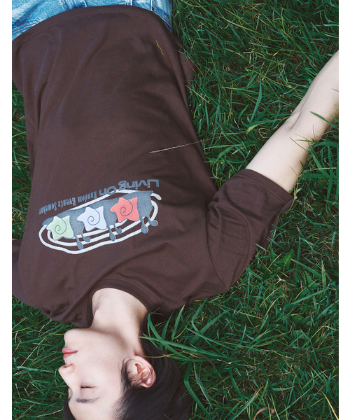 LORES(ロアス)の「Snail Trio Tee - Brown(Tシャツ/カットソー・メンズ・その他・MEDIUM/LARGE/SMALL)」の5枚目の写真