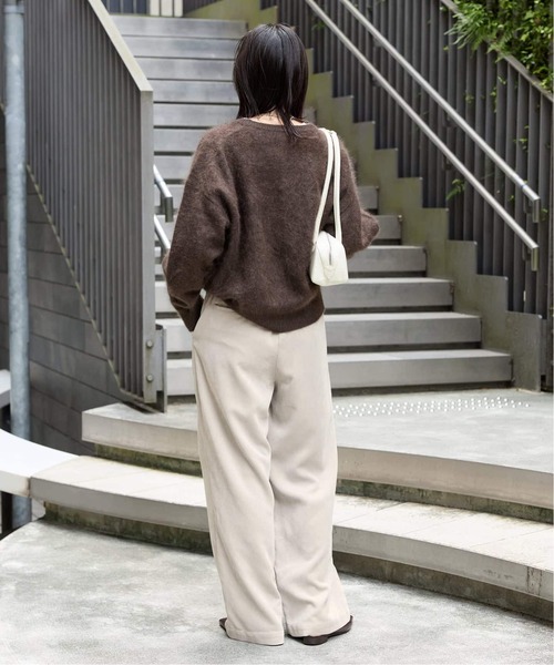 JOURNAL STANDARD(ジャーナルスタンダード)の「《新色あり/追加》コーデュロイワイドパンツ(その他パンツ・レディース・ホワイト×ホワイト/ライトブルー/ブラック系その他・38/36)」の16枚目の写真