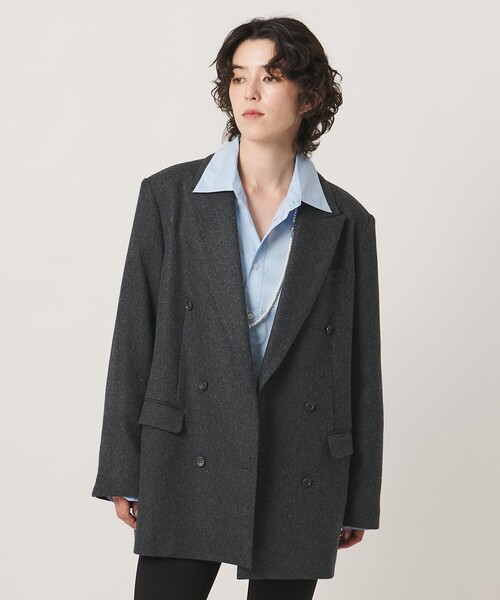 MARW UNITED ARROWS(マルゥ ユナイテッドアローズ)の「<MARW UNITED ARROWS>オーバー ダブル ジャケット(テーラードジャケット・レディース・ダークグレー/グレー/ブラック/ダークブラウン・38/36/34)」の3枚目の写真