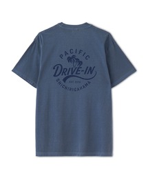 PDI ALOHA & SCRIPT LOGO T-SHIRT(PIGMENT DYED)