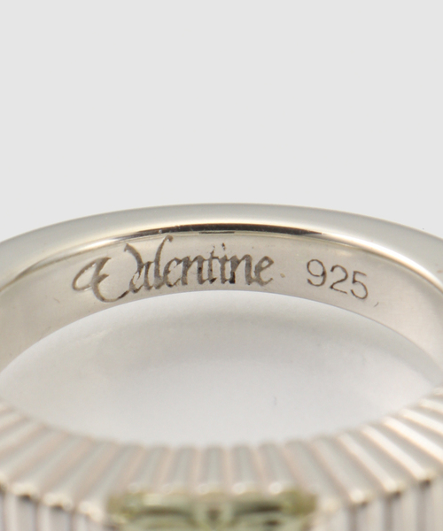 JOURNAL STANDARD(ジャーナルスタンダード)の「【VALENTINE /ヴァレンタイン】Fluted SQ Stone Ring (silver)(リング・レディース・シルバー・FREE/13)」の3枚目の写真