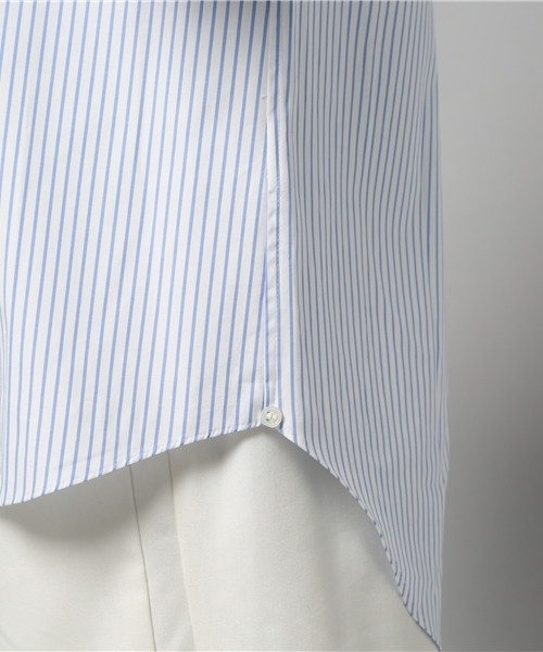 LIMITLESS LUXURY（リミットレスラグジュアリー）の「ストライプシャツ◆（シャツ/ブラウス・レディース・ホワイト/ブルー系その他・FREE）」の4枚目の写真
