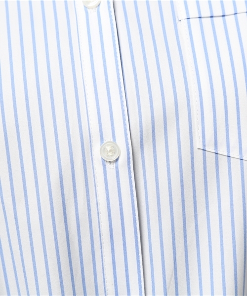 LIMITLESS LUXURY（リミットレスラグジュアリー）の「ストライプシャツ◆（シャツ/ブラウス・レディース・ホワイト/ブルー系その他・FREE）」の5枚目の写真