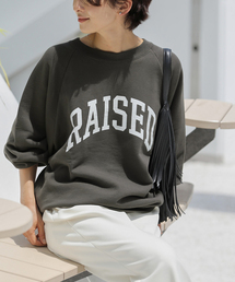 RAISEDラグランロゴスウェット