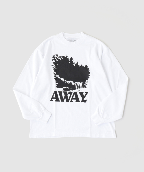 NOMA t.d.(ノーマティーディー)の「NOMARHYTHM / ノーマリズム Away Longsleeve Tee(Tシャツ/カットソー・メンズ・ブラック/ホワイト・2/3)」の2枚目の写真