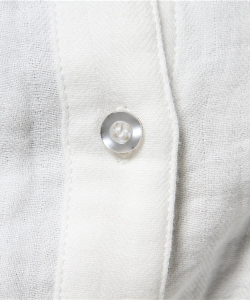 SLY（スライ）の「HIGH SLIT LONG SH（シャツ/ブラウス・レディース・カーキ/ベージュ/オフホワイト・FREE）」の12枚目の写真