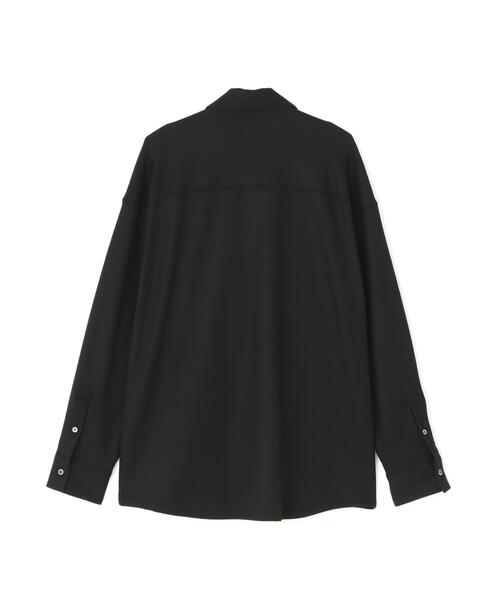 Toironier(トワロニエ)の「Toironier/トワロニエ/Merino Wool P/O Shirts(シャツ/ブラウス・メンズ・ブラック・2)」の2枚目の写真