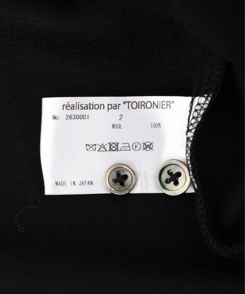Toironier(トワロニエ)の「Toironier/トワロニエ/Merino Wool P/O Shirts(シャツ/ブラウス・メンズ・ブラック・2)」の4枚目の写真