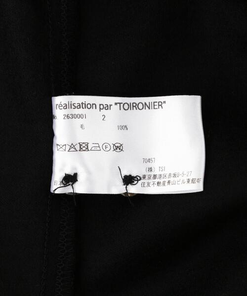 Toironier(トワロニエ)の「Toironier/トワロニエ/Merino Wool P/O Shirts(シャツ/ブラウス・メンズ・ブラック・2)」の5枚目の写真