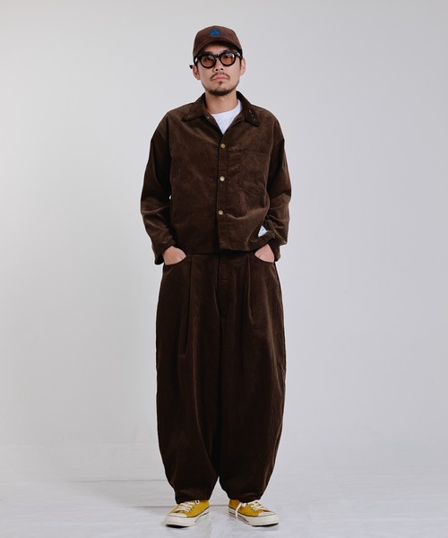 EFFECTEN(エフェクテン)の「【EFFECTEN】Corduroy shirts jacket(その他アウター・メンズ・ブラウン/ブラック・LARGE/MEDIUM)」の2枚目の写真
