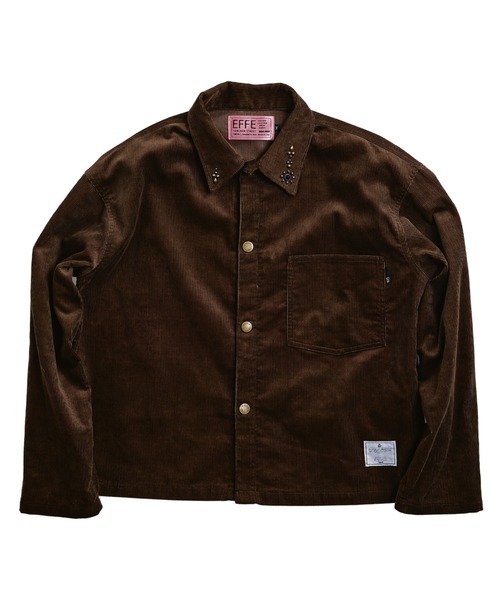EFFECTEN(エフェクテン)の「【EFFECTEN】Corduroy shirts jacket(その他アウター・メンズ・ブラウン/ブラック・LARGE/MEDIUM)」の3枚目の写真