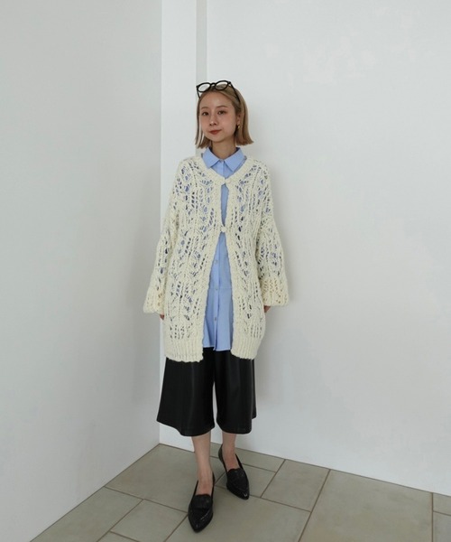 Ameri(アメリ)の「SYNTHETIC LEATHER BERMUDA PANTS(その他パンツ・レディース・ブラック/ブラウン/オレンジ・MEDIUM/SMALL)」の12枚目の写真
