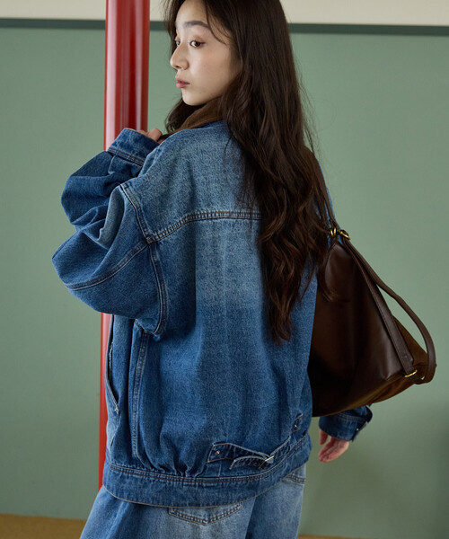 GAP（ギャップ）の「PUBLUX × GAP/ギャップ <セットアップ対応>別注 コーデュロイ 衿 ワークジャケット　限定展開（デニムジャケット・メンズ・インディゴブルー/キャメル/レオパード/ブラック・MEDIUM/SMALL/LARGE）」の20枚目の写真
